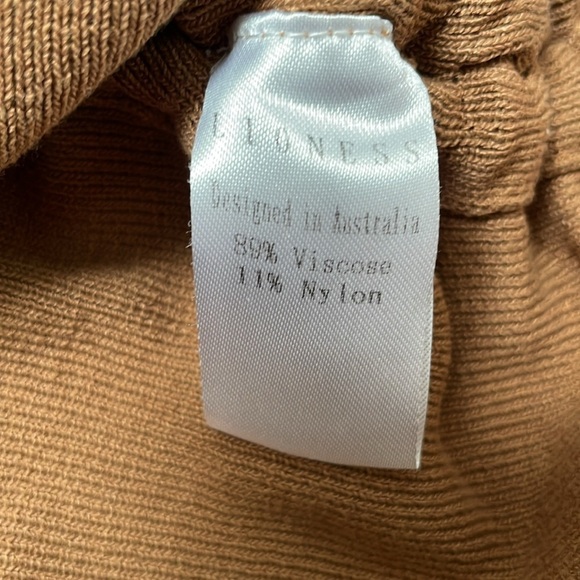 Lioness Military minds mini dress S brown Ruched sleeveless bodycon - Picture 11 of 11